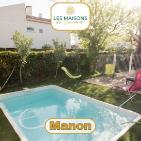 Maison Manon, Piscine - Clim - Jardin